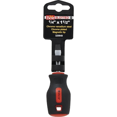 All-Source 1/4 In. x 1-1/2 In. Slotted Screwdriver 320649